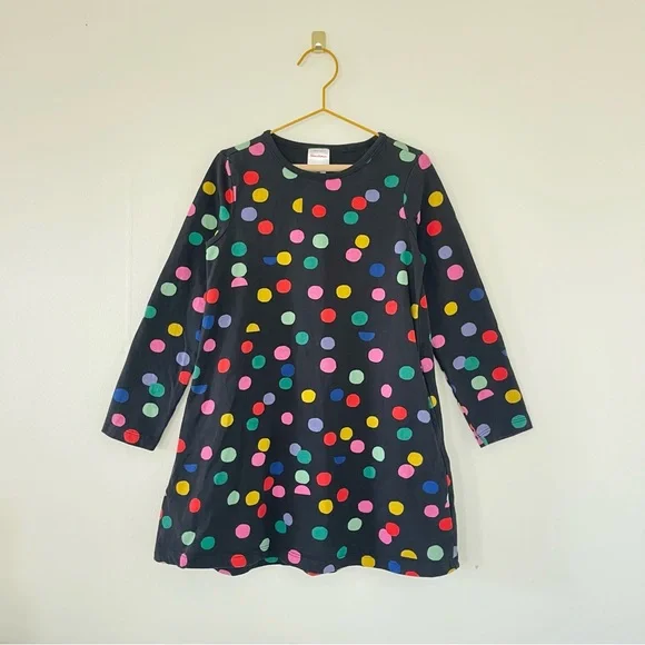 Hannah Anderson Polka Dotted Swing Dress - Picture 1 of 4